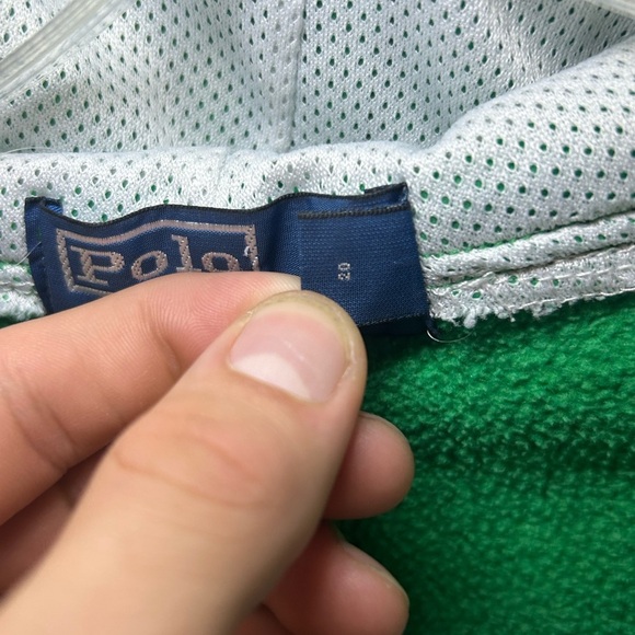 Vintage Polo Ralph Lauren big pony button neck hoodie - Picture 3 of 12